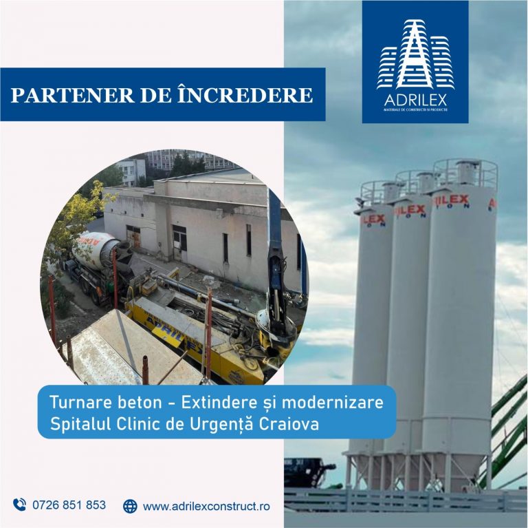 Producator beton Craiova - Turnare beton